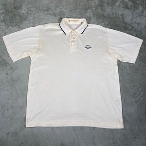Joey Rodolfo Olympic Club Polo Golf Shirt Large Embroidered‎ Logo Combed Cotton